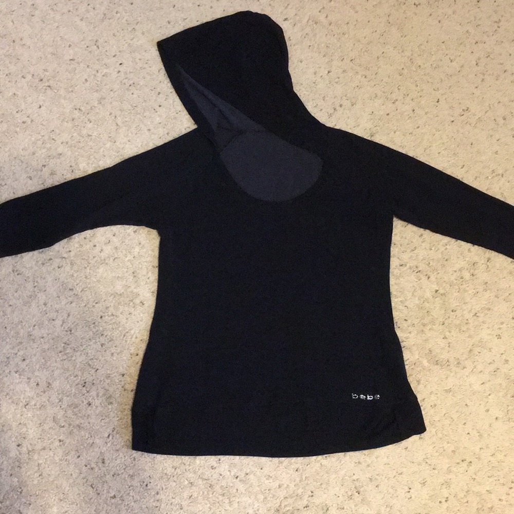Bebe hooded quarter sleeve